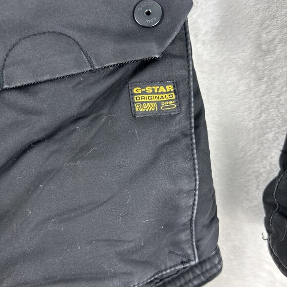 G Star Raw Women Just The Product Black Jacket Size XS Winter Coat Parka Fur - Picture 2 of 11